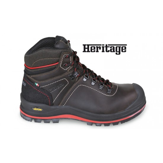 Обувки работни от импрегнирана кожа Beta 7294HM, водоустойчиви и топлоустойчиви подметки от Vibram, високи